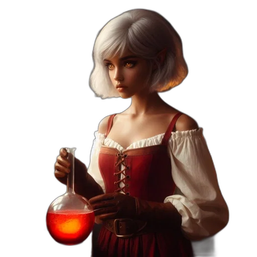 staff, face, dress, mask, fantasy art, concept art, pixel art, photorealistic transparent PNG cut-out