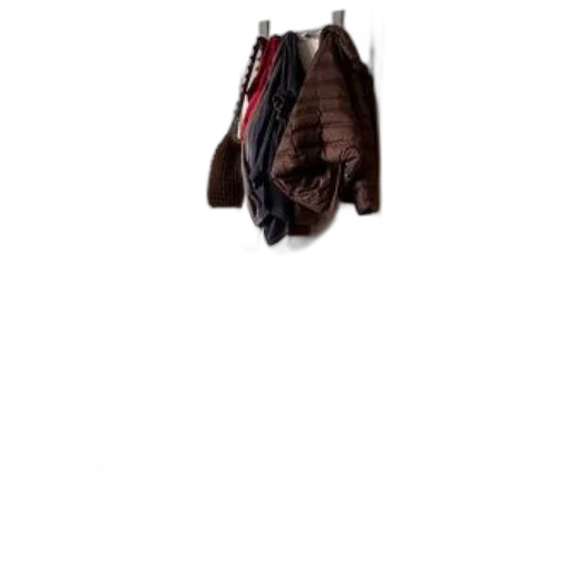 jacket, shoes, dress, mask, photorealistic, 3d render, concept art, dark transparent PNG cut-out
