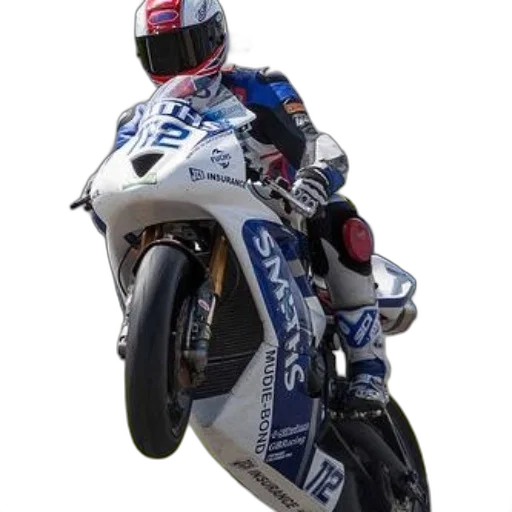 photorealistic, motorcycle, racer, action, wearing, helmet, racing, suit transparent PNG cut-out