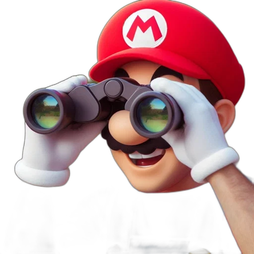 mask, hat, face, weapon, 3d render, concept art, photorealistic, individual transparent PNG cut-out