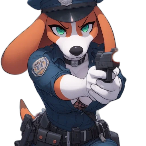 weapon, staff, animal, concept art, cartoon, pixel art, comic book art, anthropomorphic transparent PNG cut-out