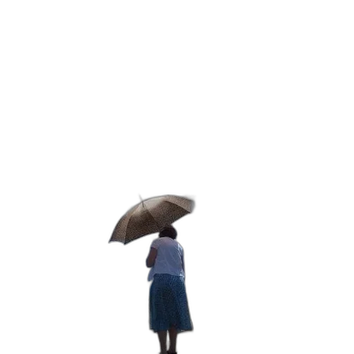 umbrella, dress, jacket, hat, concept art, 3d render, photorealistic, anime transparent PNG cut-out