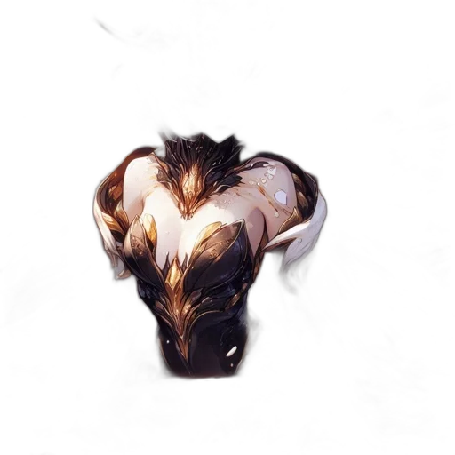mask, hair, dragon, crown, photorealistic, 3d render, concept art, watercolor transparent PNG cut-out