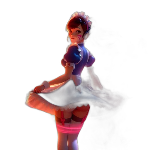 dress, staff, robot, concept art, 3d render, fantasy art, pixel art, neon lights transparent PNG cut-out
