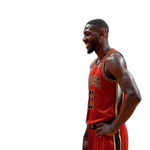 two, men, nba, jerseys transparent PNG cut-out
