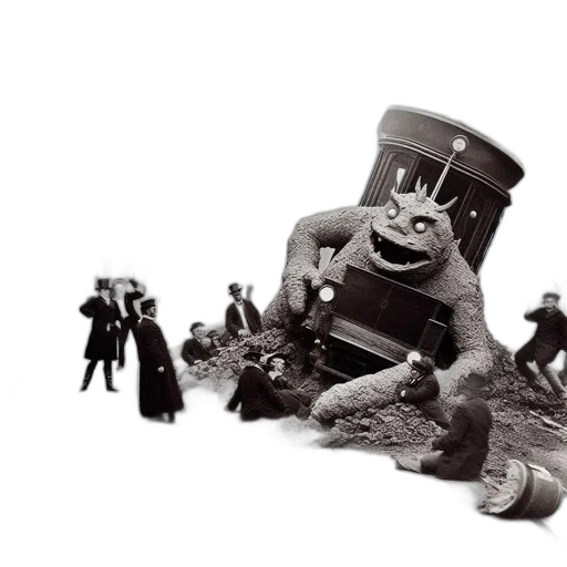 robot, creature, animal, weapon, concept art, 3d render, outer space, underwater transparent PNG cut-out