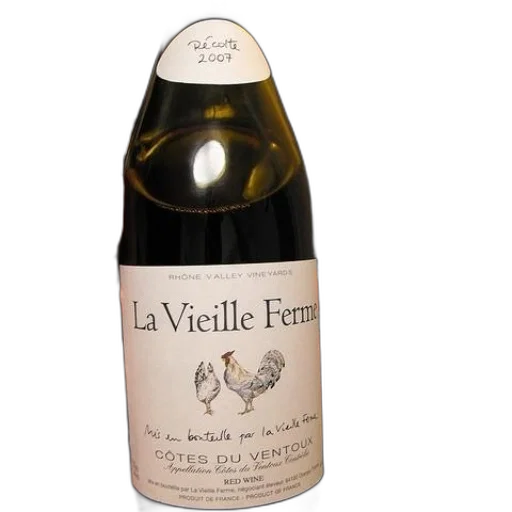 bottle, hand, holds, vieille, ferme, wine, front, stove transparent PNG cut-out