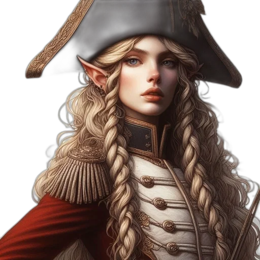 hat, face, staff, jacket, fantasy art, concept art, photorealistic, comic book art transparent PNG cut-out