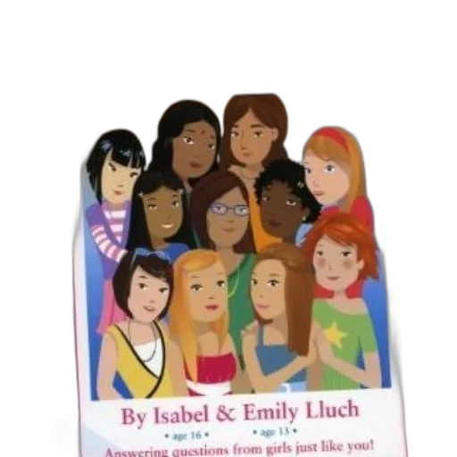 book, cover, featuring, group, diverse, girls, title, isabel transparent PNG cut-out