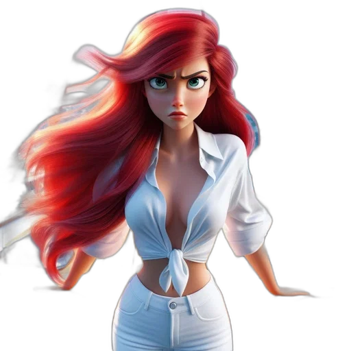dress, jacket, concept art, comic book art, 3d render, fantasy art, animated, female transparent PNG cut-out