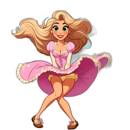 dress, staff, cartoon, concept art, fantasy art, pixel art, animated, female transparent PNG cut-out