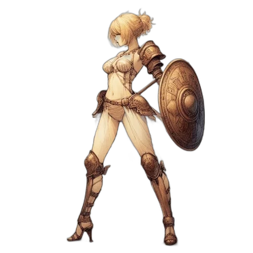 staff, weapon, sword, concept art, pixel art, fantasy art, anime, golden transparent PNG cut-out