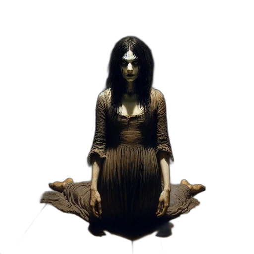 dress, jewelry, mask, creature, concept art, fantasy art, 3d render, pixel art transparent PNG cut-out