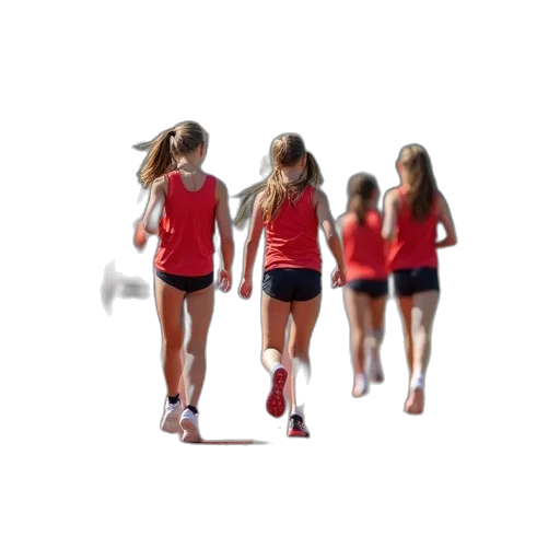 shoes, hair, staff, 3d render transparent PNG cut-out