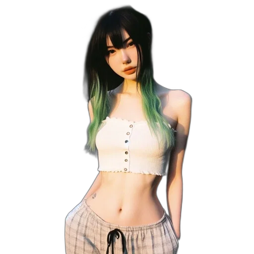 dress, creature, robot, staff, anime, photorealistic, 3d render, fantasy art transparent PNG cut-out