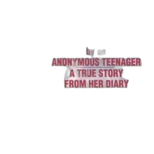book, cover, title, nancy, anonymous, teenager, featuring, true transparent PNG cut-out