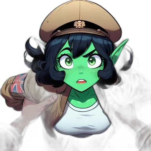 staff, hat, face, mask, anime, fantasy art, concept art, cartoon transparent PNG cut-out