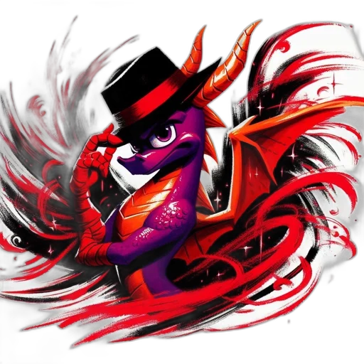 hat, dragon, mask, staff, concept art, fantasy art, cartoon, pixel art transparent PNG cut-out