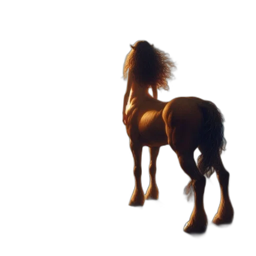 animal, hair, creature, crown, 3d render, photorealistic, concept art, fantasy art transparent PNG cut-out