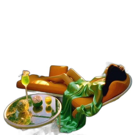 shoes, furniture, jewelry, crown, 3d render, photorealistic, concept art, underwater transparent PNG cut-out
