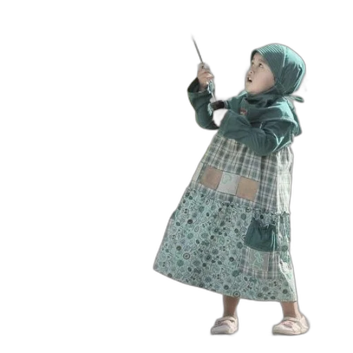umbrella, dress, sword, weapon, 3d render, concept art, rain, underwater transparent PNG cut-out