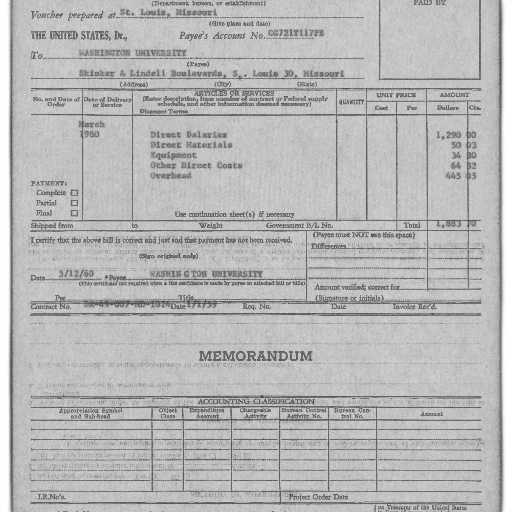 vintage, voucher, united, states, department, defense, dated, march transparent PNG cut-out
