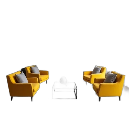 furniture, 3d render, concept art, photorealistic, pixel art, outer space, golden, monochrome transparent PNG cut-out