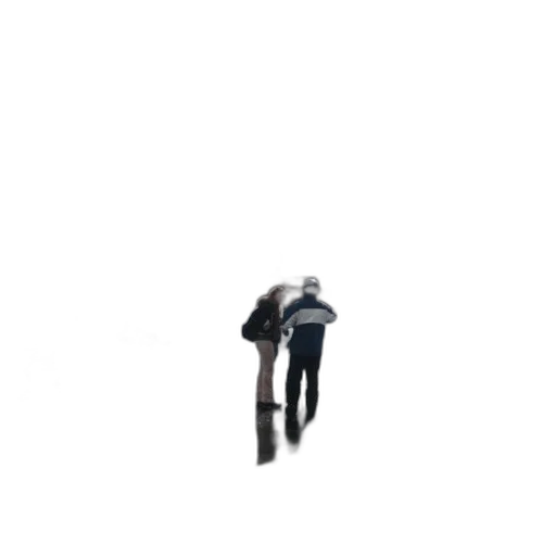 umbrella, jacket, staff, robot, pixel art, 3d render, concept art, photorealistic transparent PNG cut-out