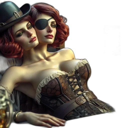 hat, photorealistic, fantasy art, concept art, comic book art, golden, earth tones, two transparent PNG cut-out