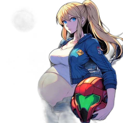 jacket, robot, dress, concept art, anime, pixel art, comic book art, outer space transparent PNG cut-out