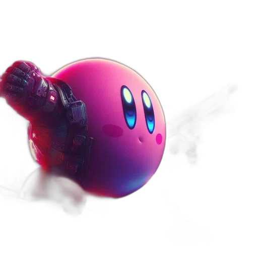 weapon, robot, creature, animal, 3d render, concept art, vaporwave, photorealistic transparent PNG cut-out