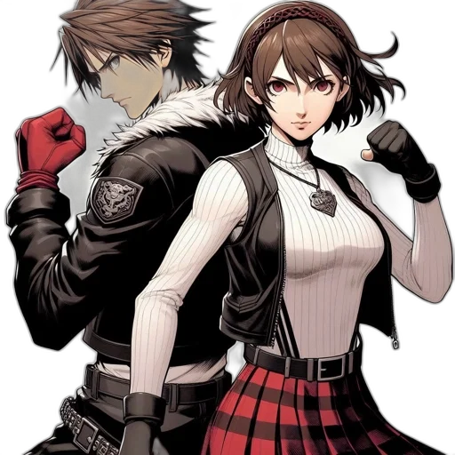 jacket, weapon, mask, concept art, pixel art, anime, comic book art, monochrome transparent PNG cut-out