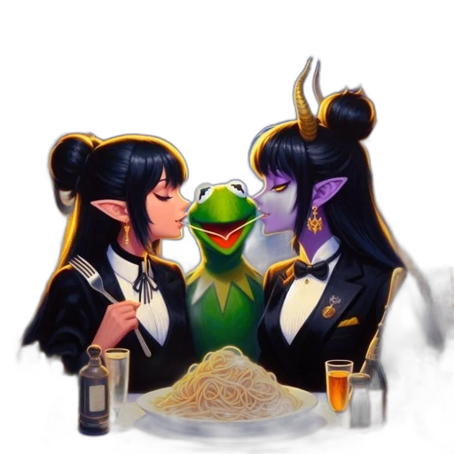 food, dragon, fantasy art, pixel art, concept art, anime, night, elf-like transparent PNG cut-out
