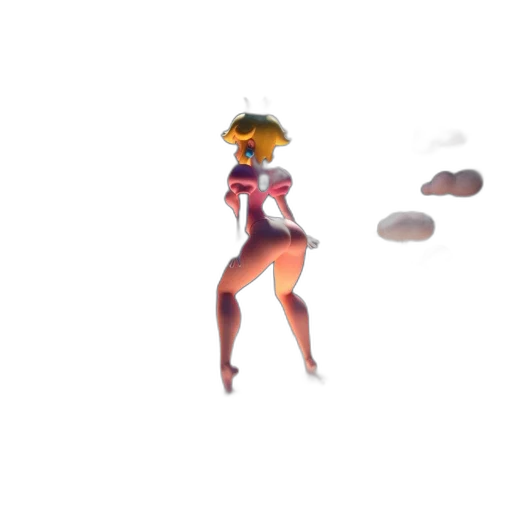 creature, dress, robot, weapon, concept art, pixel art, 3d render, fantasy art transparent PNG cut-out