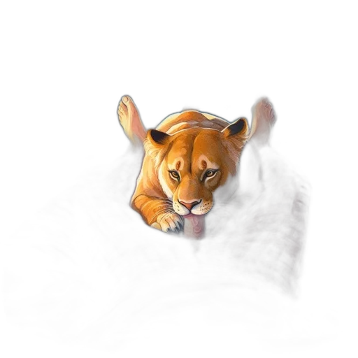 animal, creature, face, staff, photorealistic, concept art, watercolor, oil painting transparent PNG cut-out