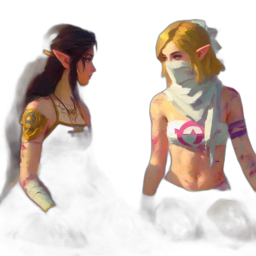 concept art, fantasy art, pixel art, watercolor transparent PNG cut-out