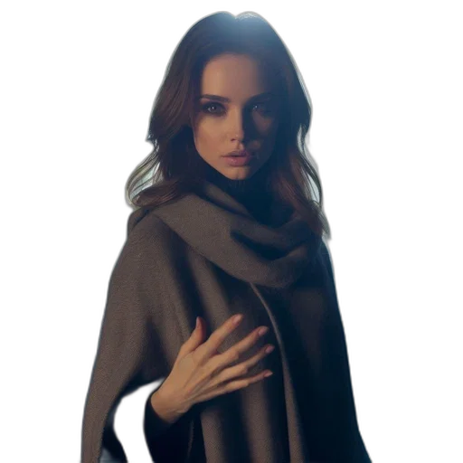 jacket, dress, photorealistic, fantasy art transparent PNG cut-out