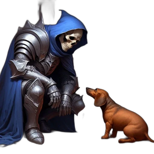 animal, concept art, fantasy art, pixel art, 3d render, blue, eerie, scene transparent PNG cut-out