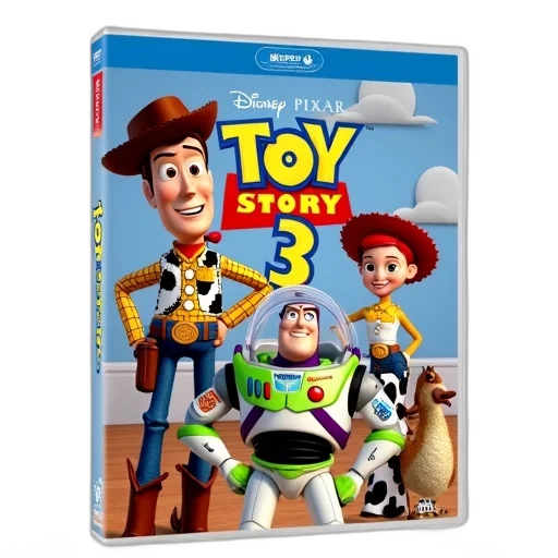 3d render, concept art, cover, disney, pixar, toy, story, dvd transparent PNG cut-out