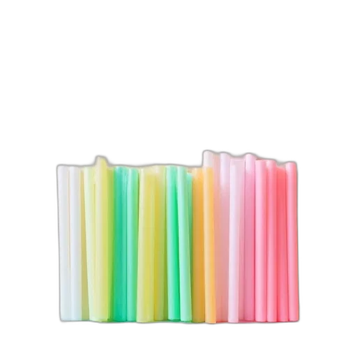 food, staff, weapon, hair, neon, pastel, colorful, green transparent PNG cut-out