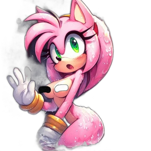 staff, concept art, pixel art, fantasy art, watercolor, animated, hedgehog, pinkie transparent PNG cut-out