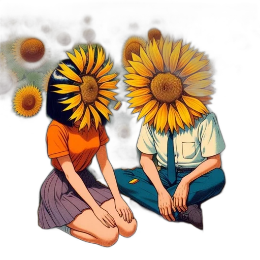 flower, mask, crown, umbrella, photorealistic, concept art, watercolor, oil painting transparent PNG cut-out