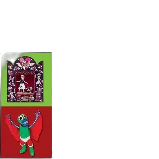 jewelry, crown, pixel art, concept art, red, neon, green, colorful transparent PNG cut-out