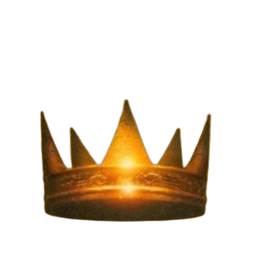 crown, hat, jewelry, staff, 3d render, photorealistic, concept art, golden transparent PNG cut-out