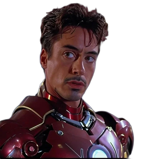 face, robot, comic book art, 3d render, concept art, photorealistic, man, iron-man-like transparent PNG cut-out