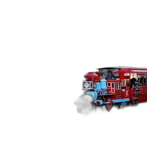 car, concept art, 3d render, photorealistic, pixel art, colorful, miniature, train transparent PNG cut-out