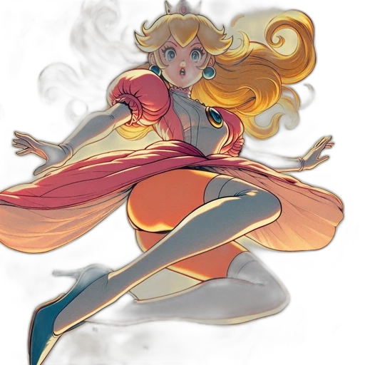 dress, staff, concept art, anime, fantasy art, pixel art, fire, red transparent PNG cut-out