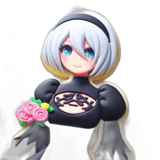 robot, flower, creature, weapon, 3d render, concept art, anime, pixel art transparent PNG cut-out