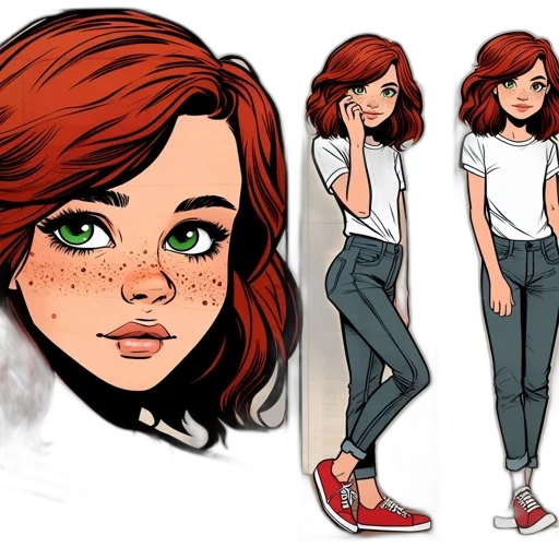 comic book art, concept art, cartoon, fantasy art, red, earth tones, colorful, dark transparent PNG cut-out