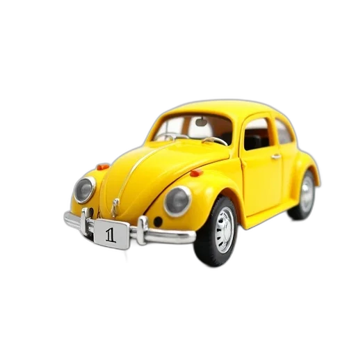 car, animal, 3d render, photorealistic, concept art, yellow, toy, shiny transparent PNG cut-out